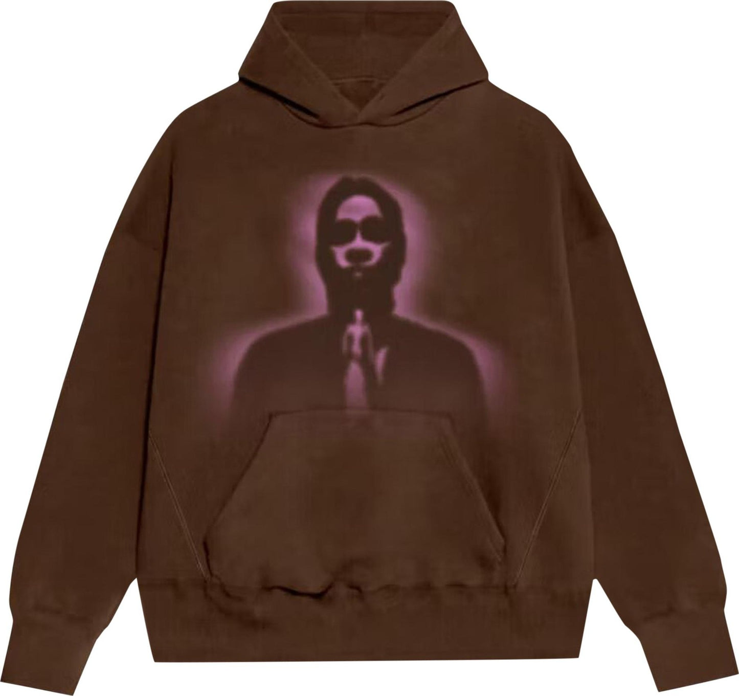 Sp5der x Young Thug Hoodie 'Angel Brown'