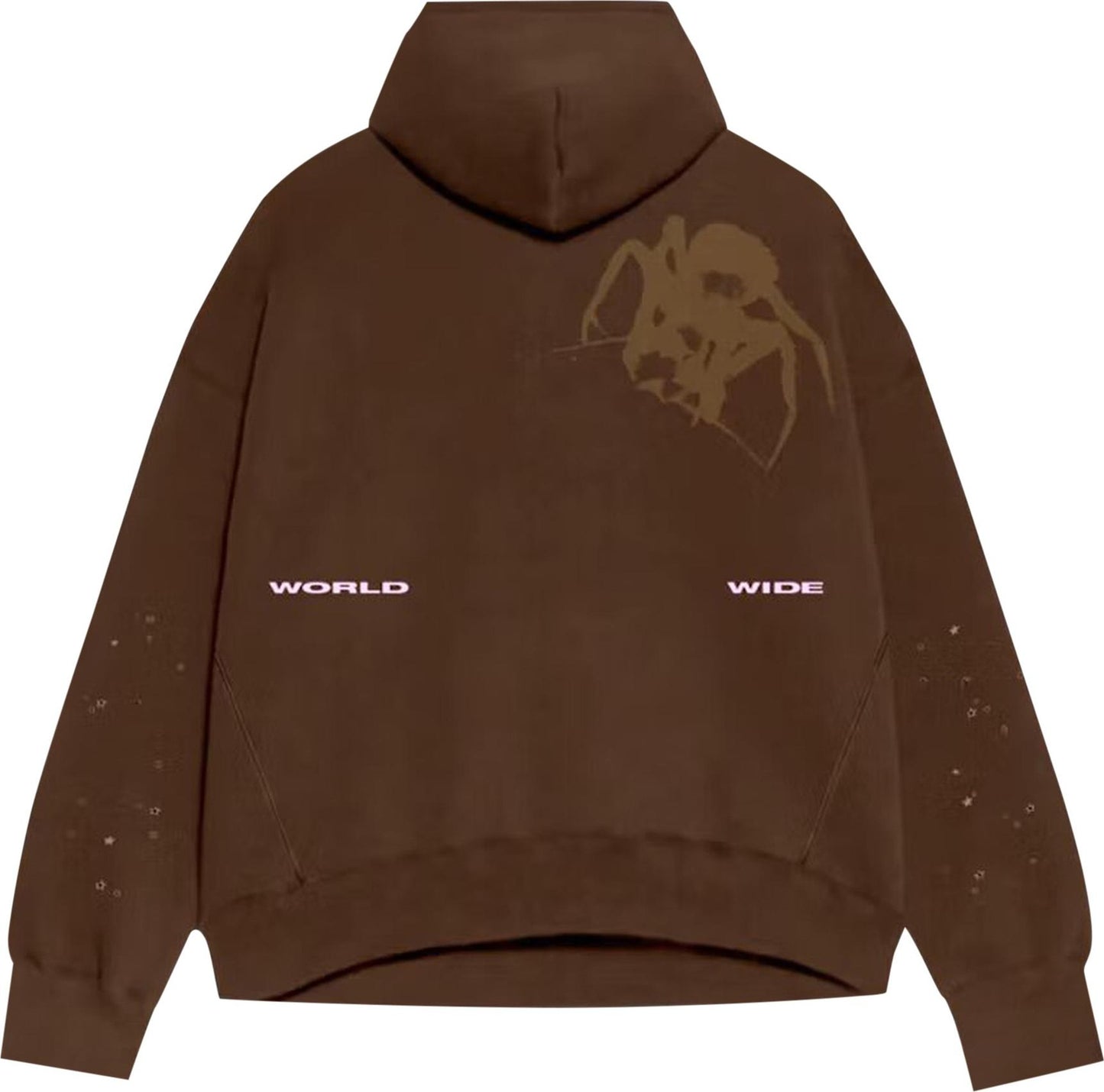 Sp5der x Young Thug Hoodie 'Angel Brown'