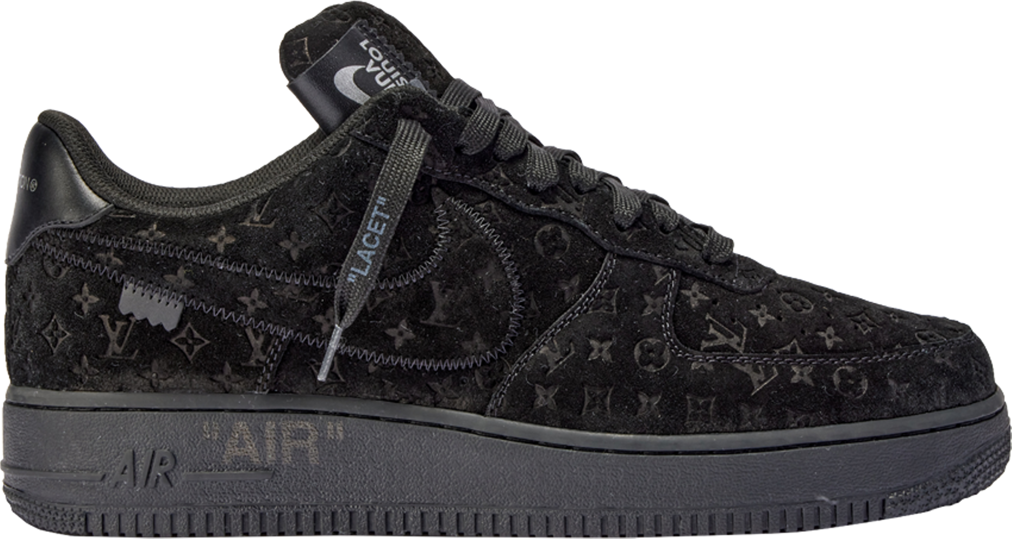 Louis Vuitton x Air Force 1 Low 'Triple Black' â Uacop