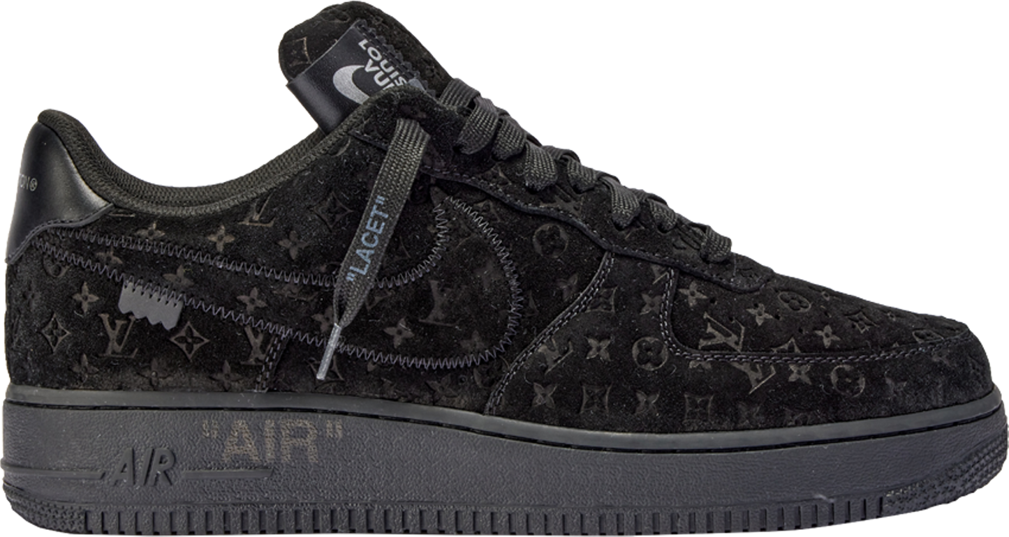Louis Vuitton x Air Force 1 Low 'Triple Black'