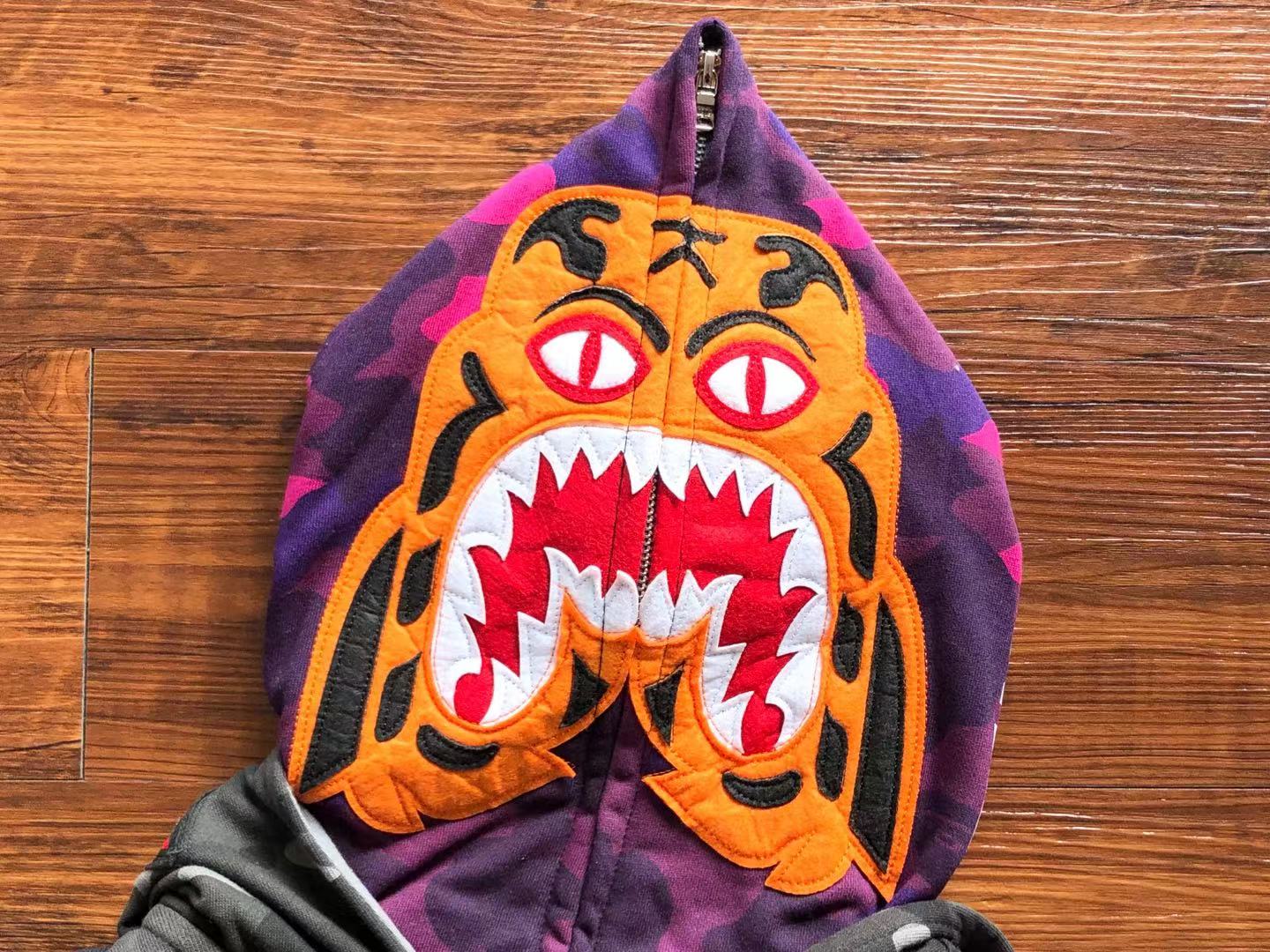 Bape hoodie full zip double hood HY-2101810-1