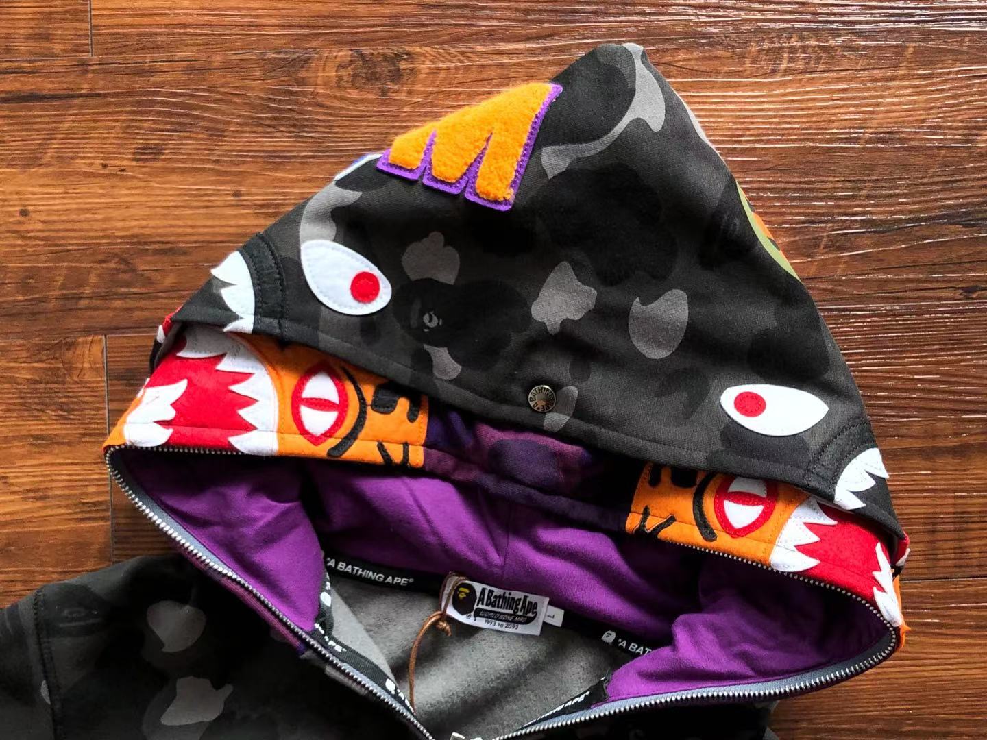 Bape hoodie full zip double hood HY-2101810-1