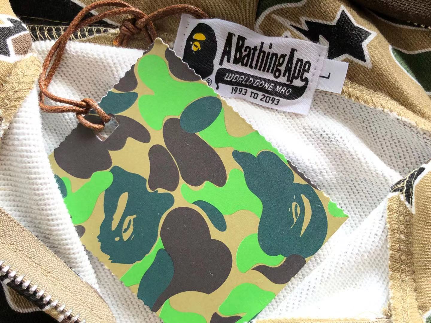 Bape hoodie full zip HY-2101824-1