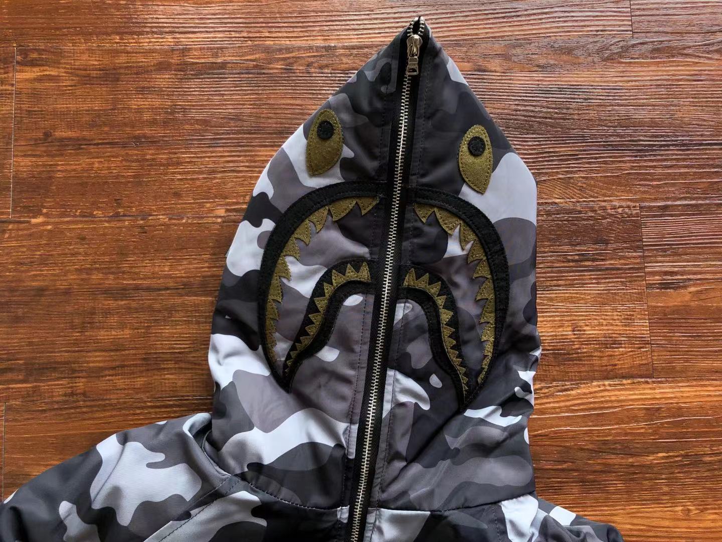 Bape hoodie full zip cotton-padded HY-2111812