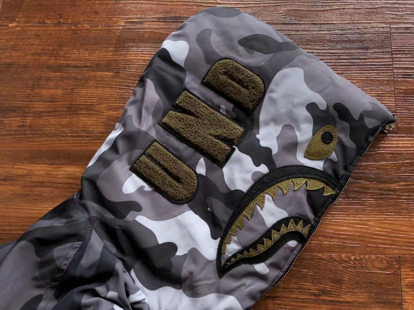 Bape hoodie full zip cotton-padded HY-2111812