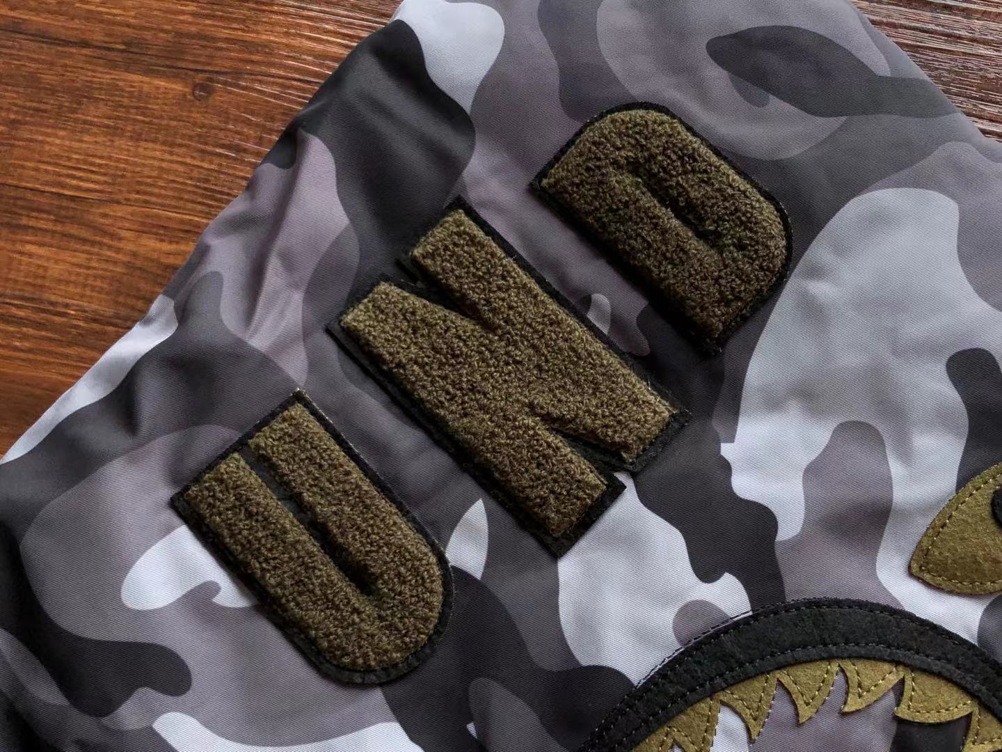 Bape hoodie full zip cotton-padded HY-2111812