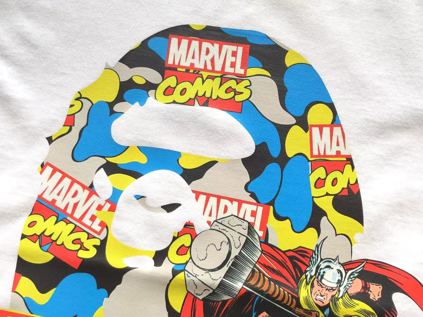 Bathing Ape Bape Tee Marvel Thor 210 Hk471983