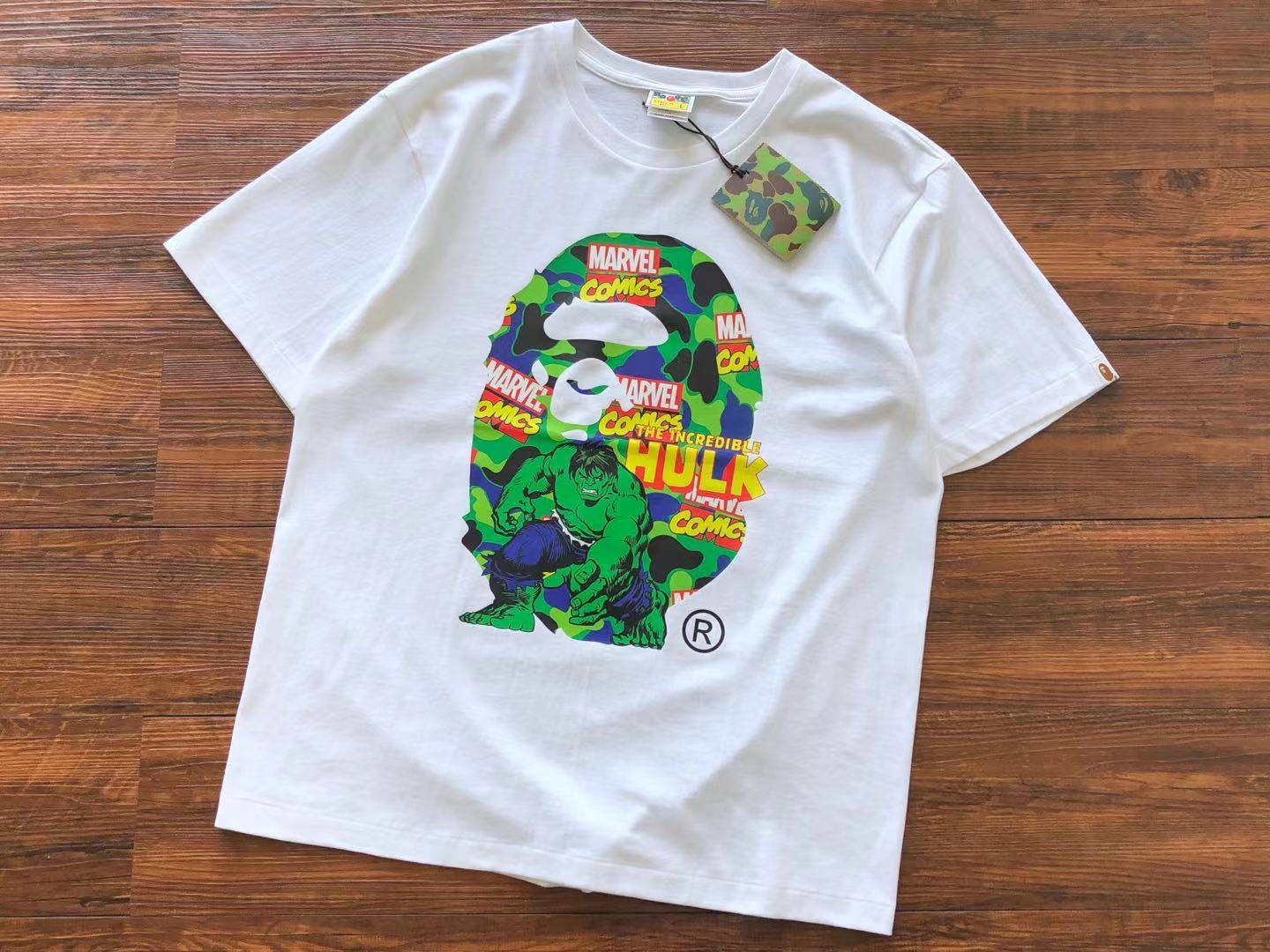 Bathing Ape Bape Tee Marvel Hulk 202 Hk471963