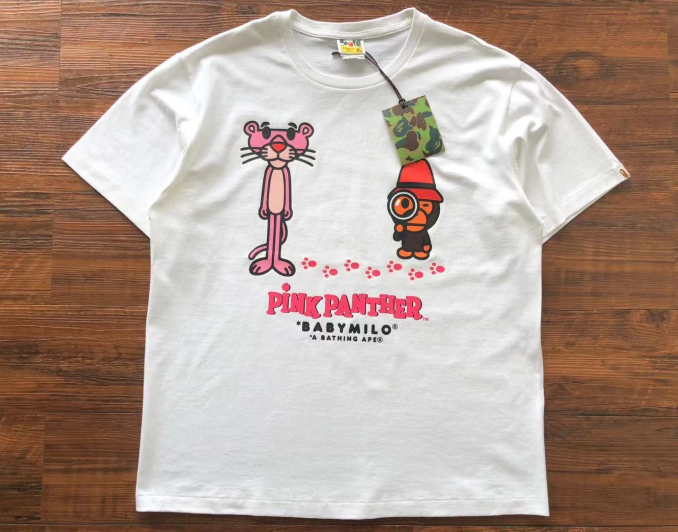 Bathing Ape Bape Tee pink panther 213 Hk472968