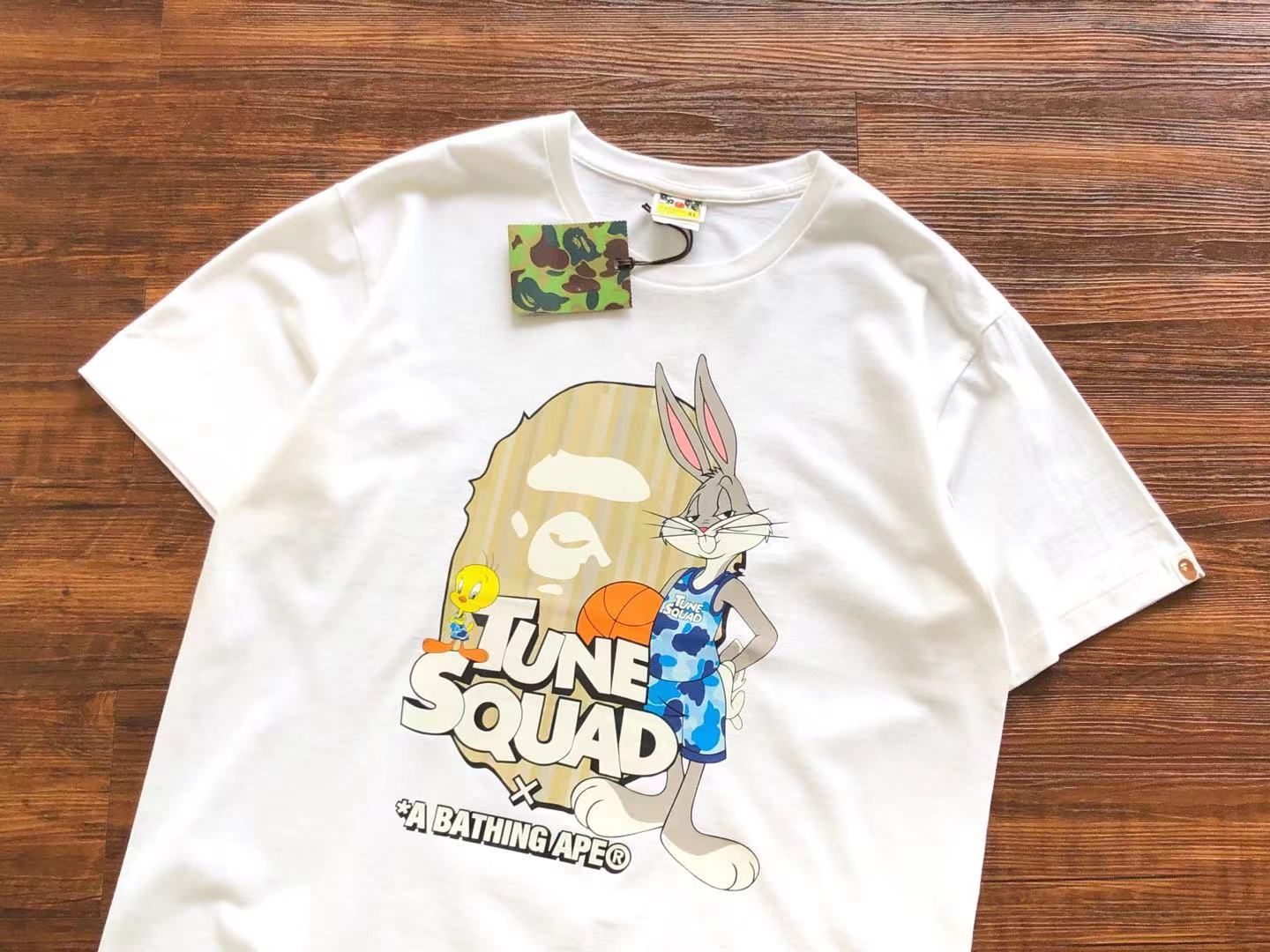 Bathing Ape Bape Tee tune squad 221 Hk472972