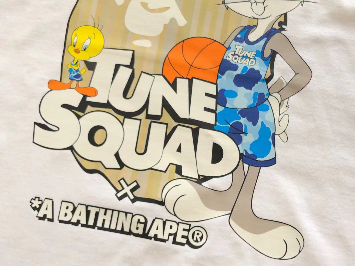 Bathing Ape Bape Tee tune squad 221 Hk472972