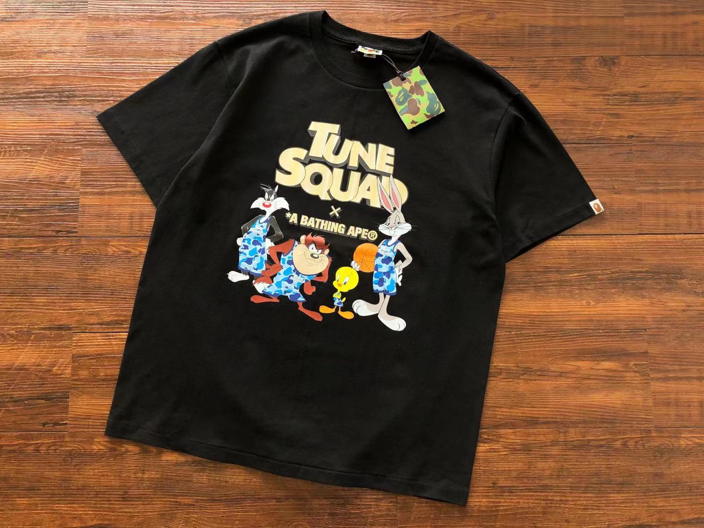 Bathing Ape Bape Tee tune squad 222 Hk472975