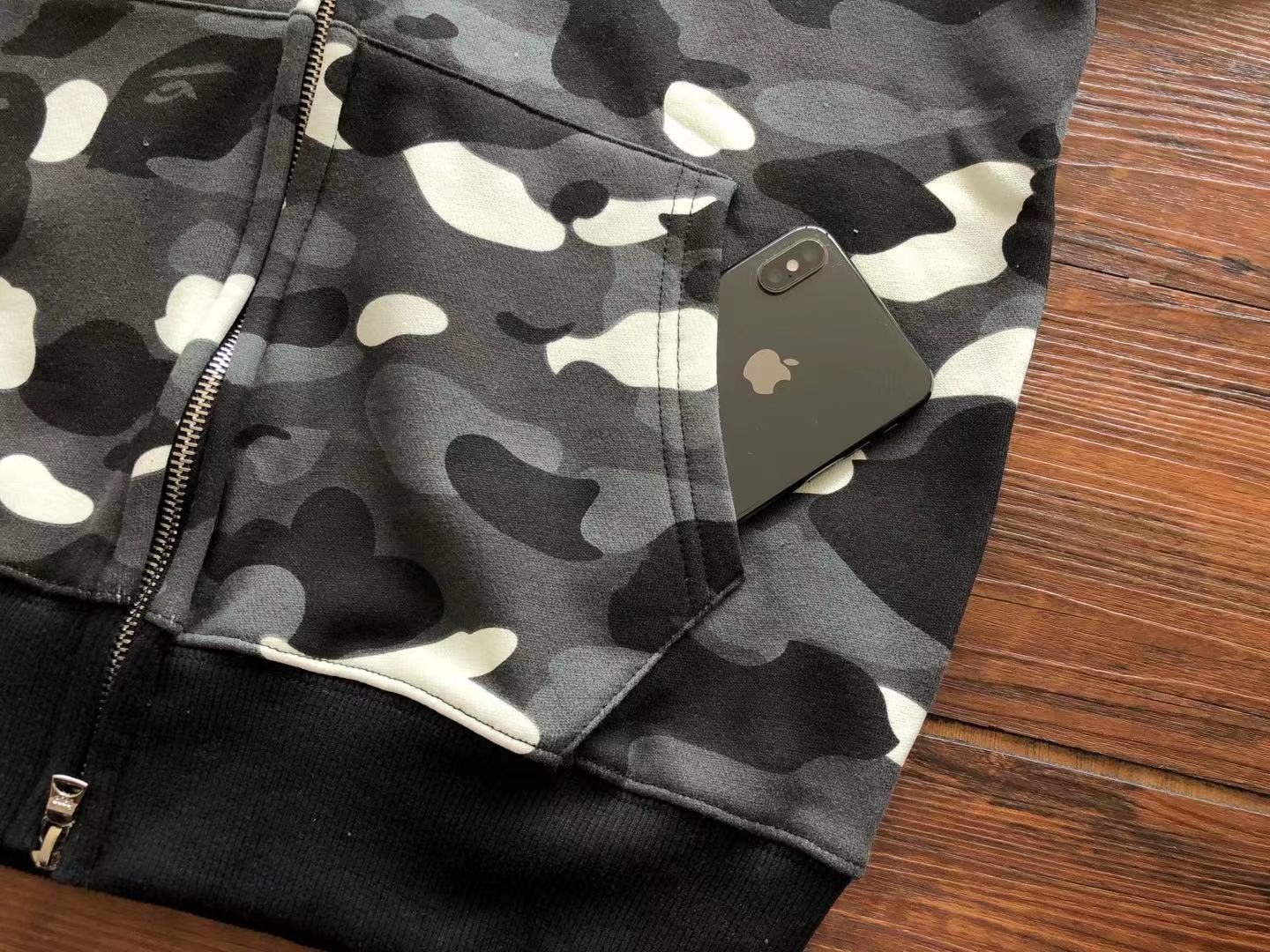 Bape hoodie full zip HY-480432-1