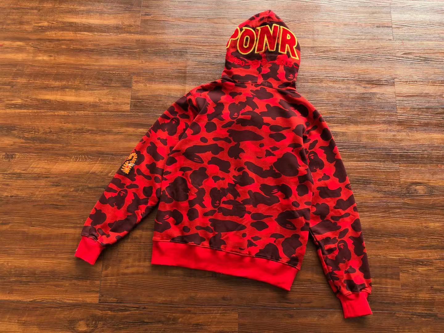 Bape hoodie full zip HY-480431-4