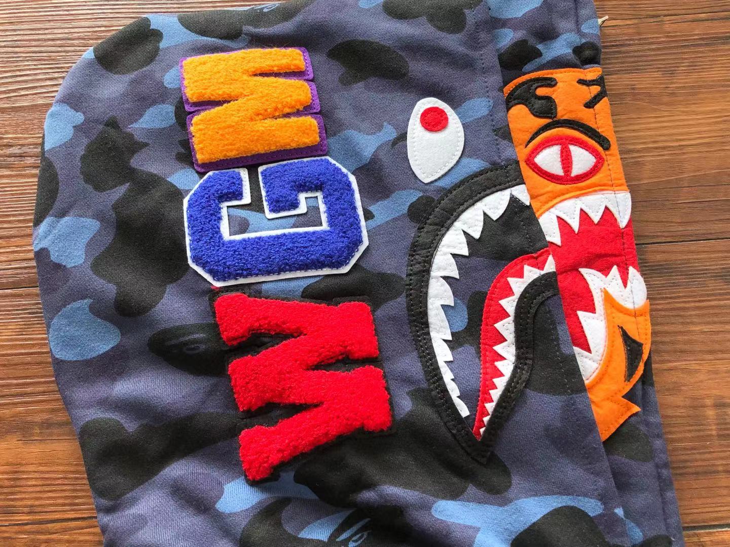 Bape hoodie full zip double hood HY-482603-2