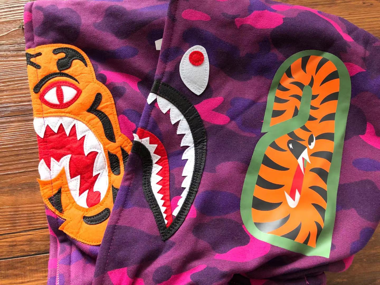 Bape hoodie full zip double hood HY-482603-1