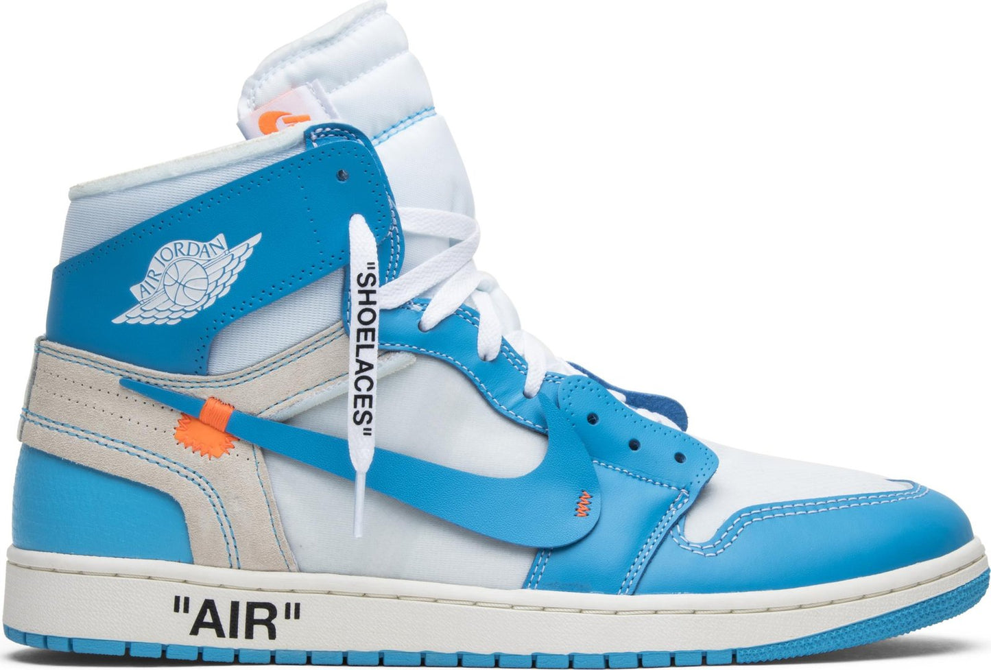 Off-White x Air Jordan 1 Retro High OG 'UNC' AQ0818 148