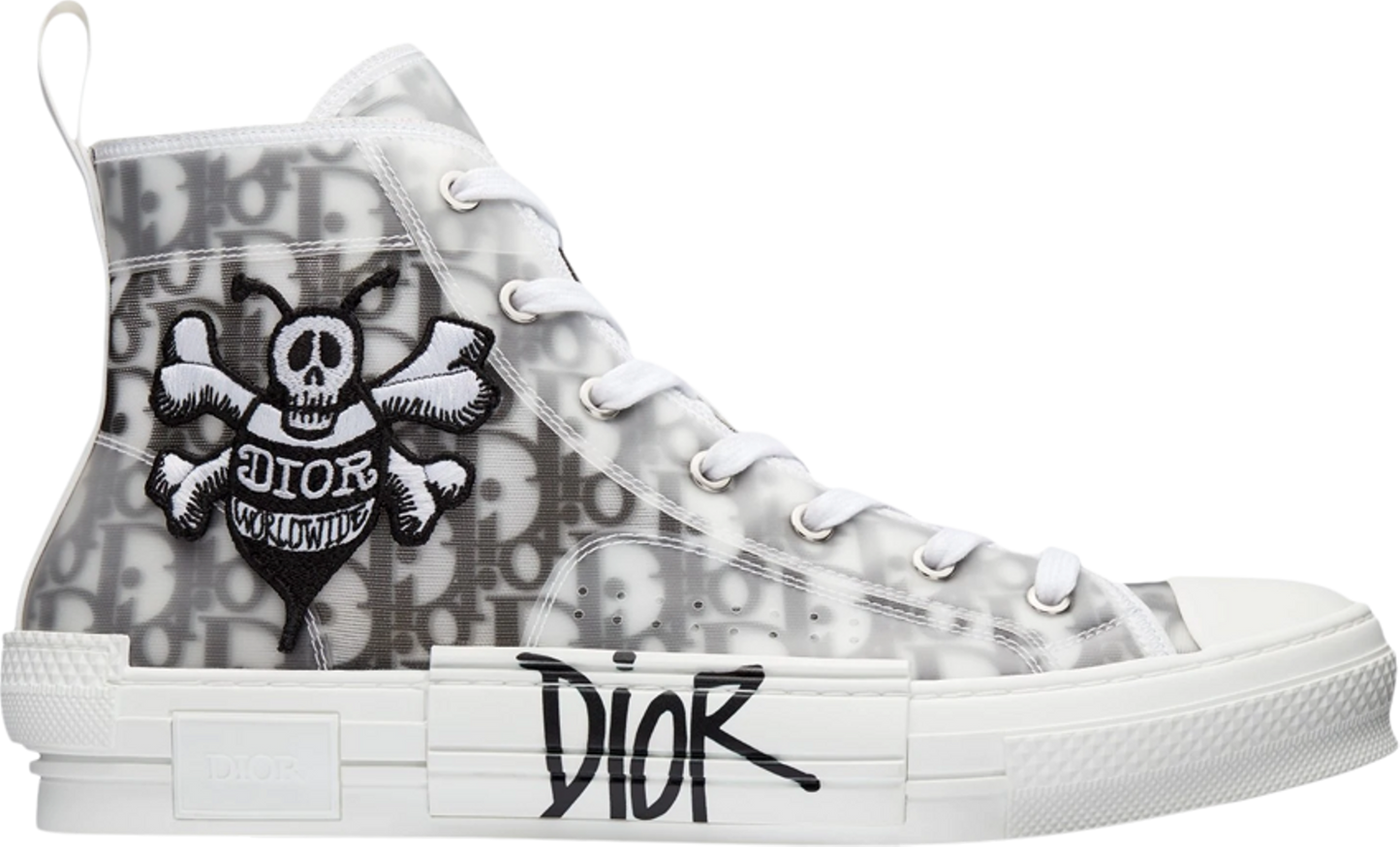 Dior B23 High 'Dior Oblique - Shawn Bee Embroidery Patch'