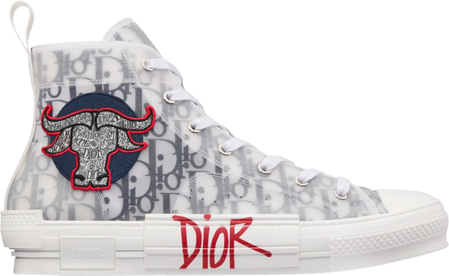 Shawn Stussy x Dior B23 High 'Ox Head Embroidery Patch'