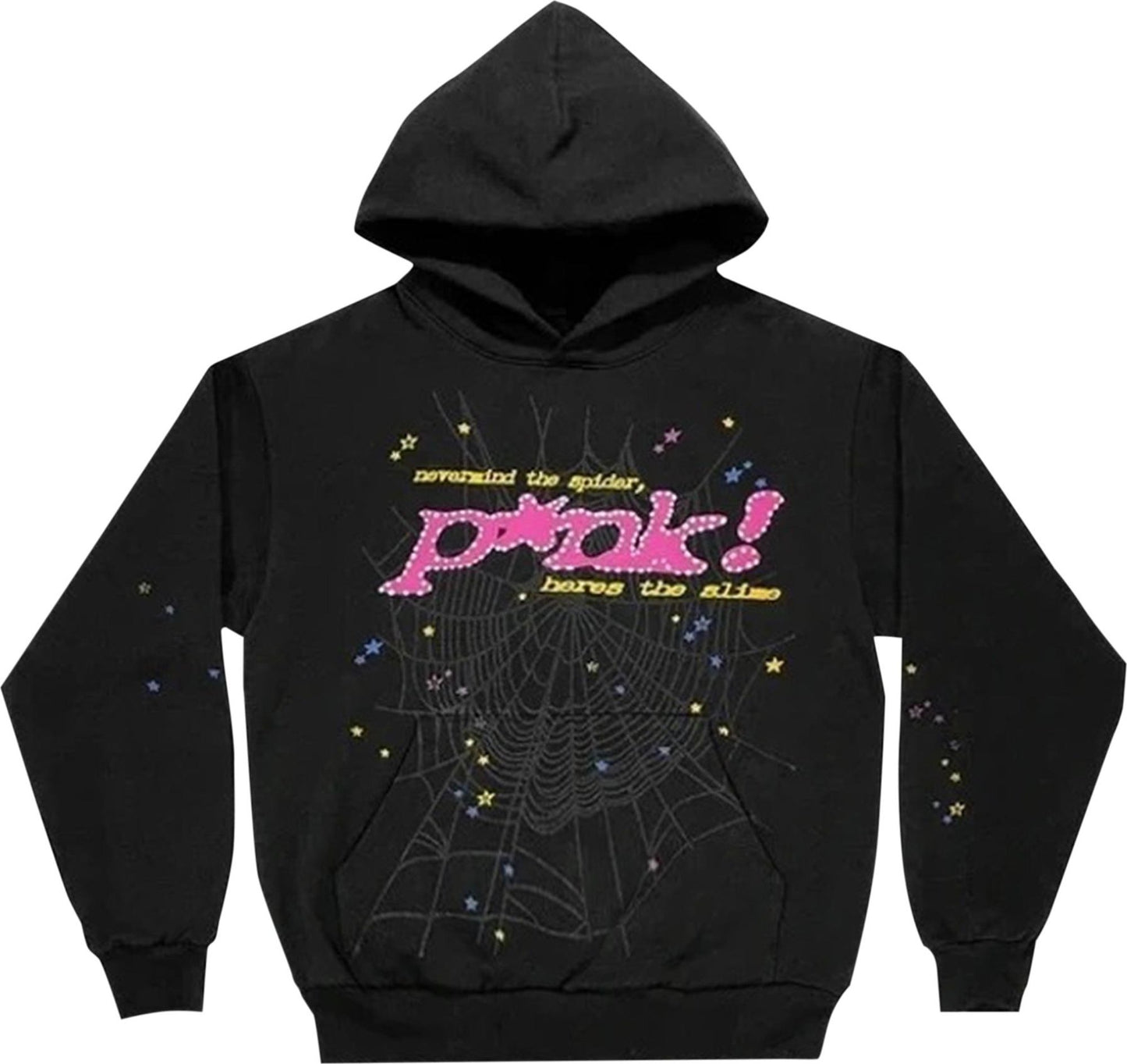 Sp5der P*nk Hoodie 'Black'