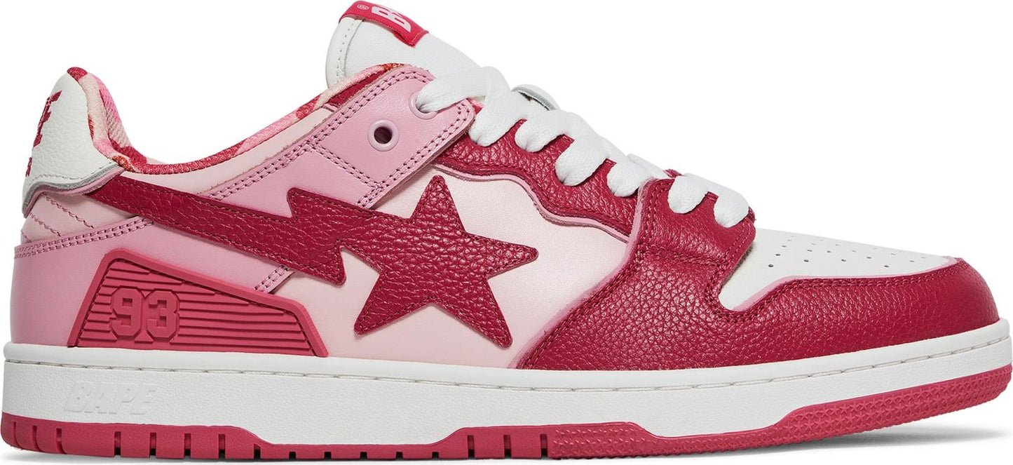 A Bathing Ape Sk8 Sta 'ABC Camo - Red'