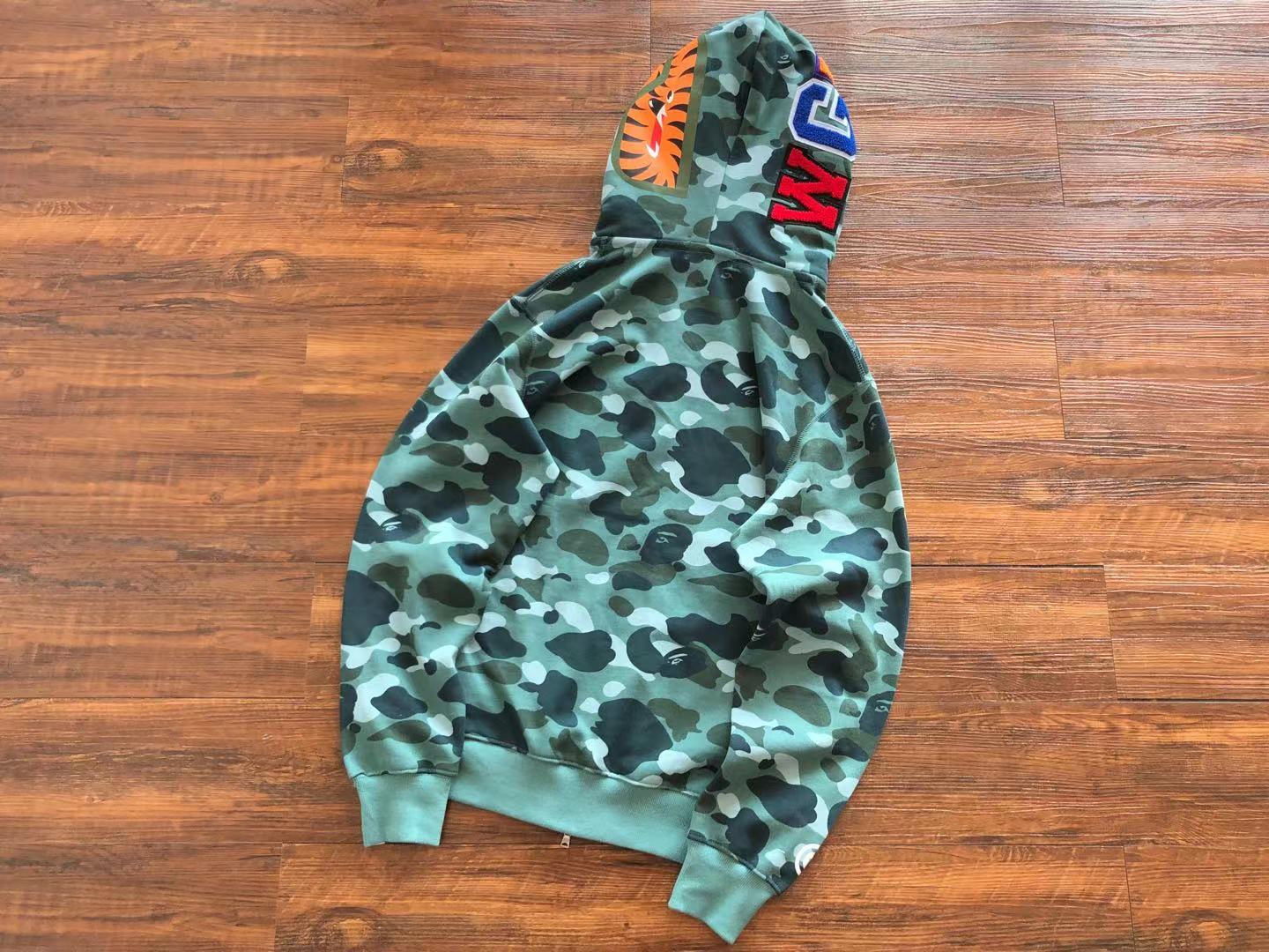 Bape hoodie full zip double hood HY-2100714