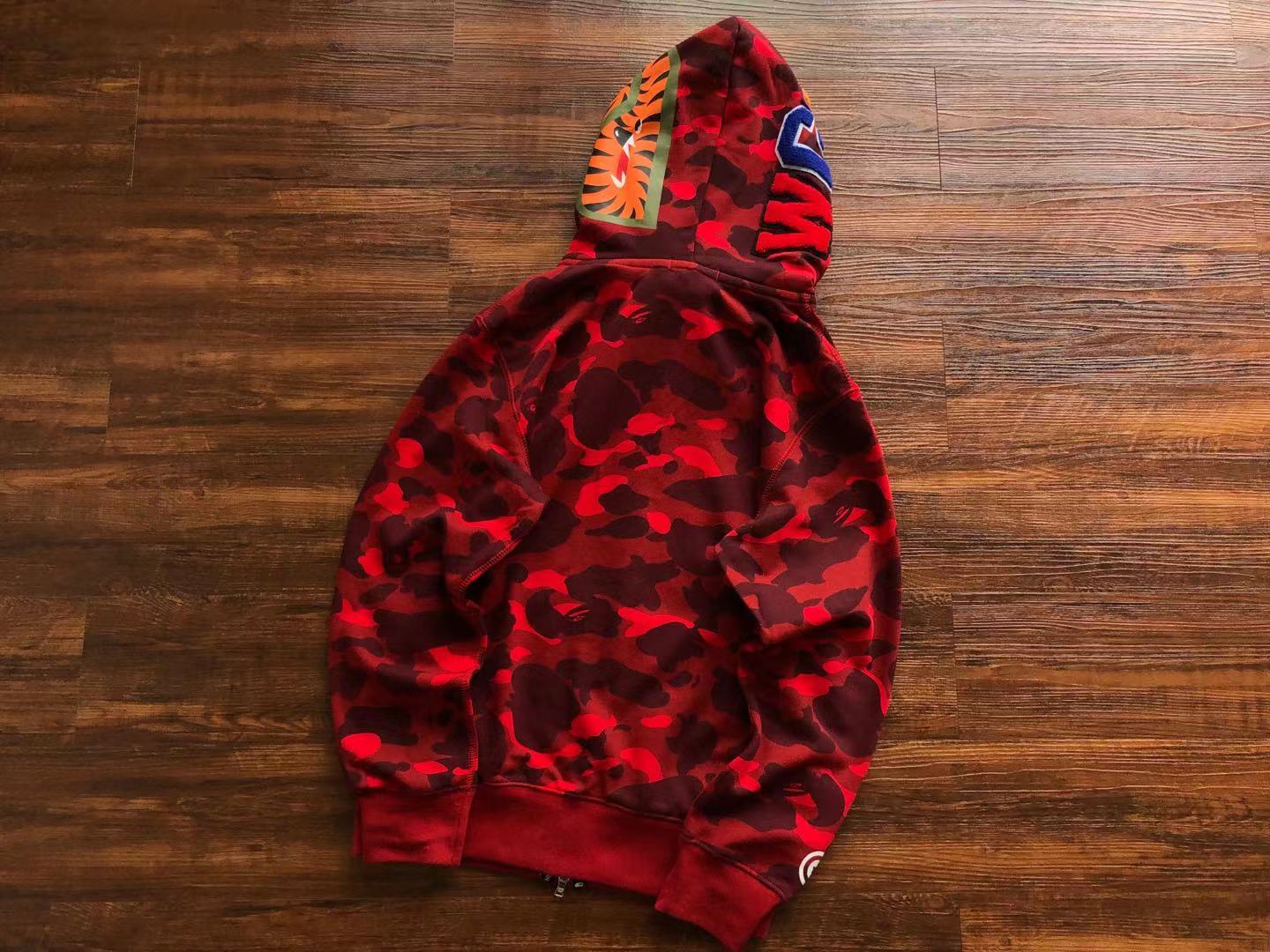 Bape hoodie full zip double hood HY-2101810