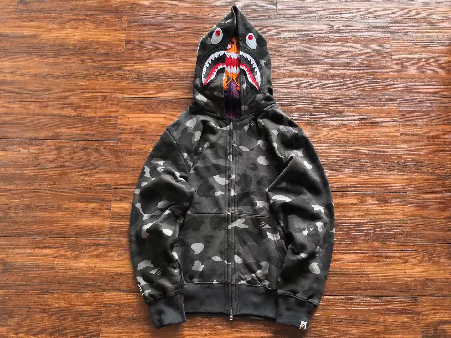 Bape hoodie full zip double hood HY-2101810-1