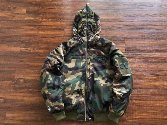 Bape hoodie full zip cotton-padded HY-2111812-1