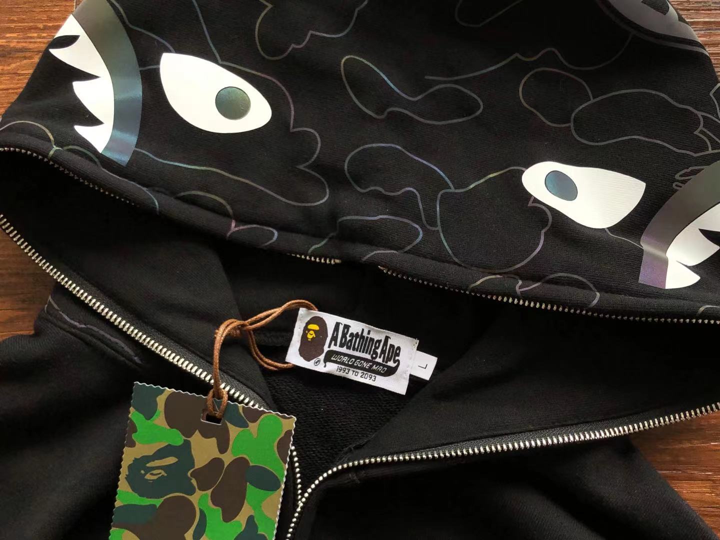 Bape hoodie full zip HY-452627-1