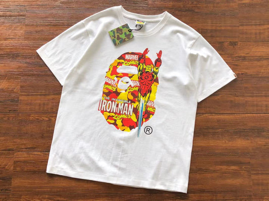 Bathing Ape Bape Tee Marvel Iron Man 205 Hk471964