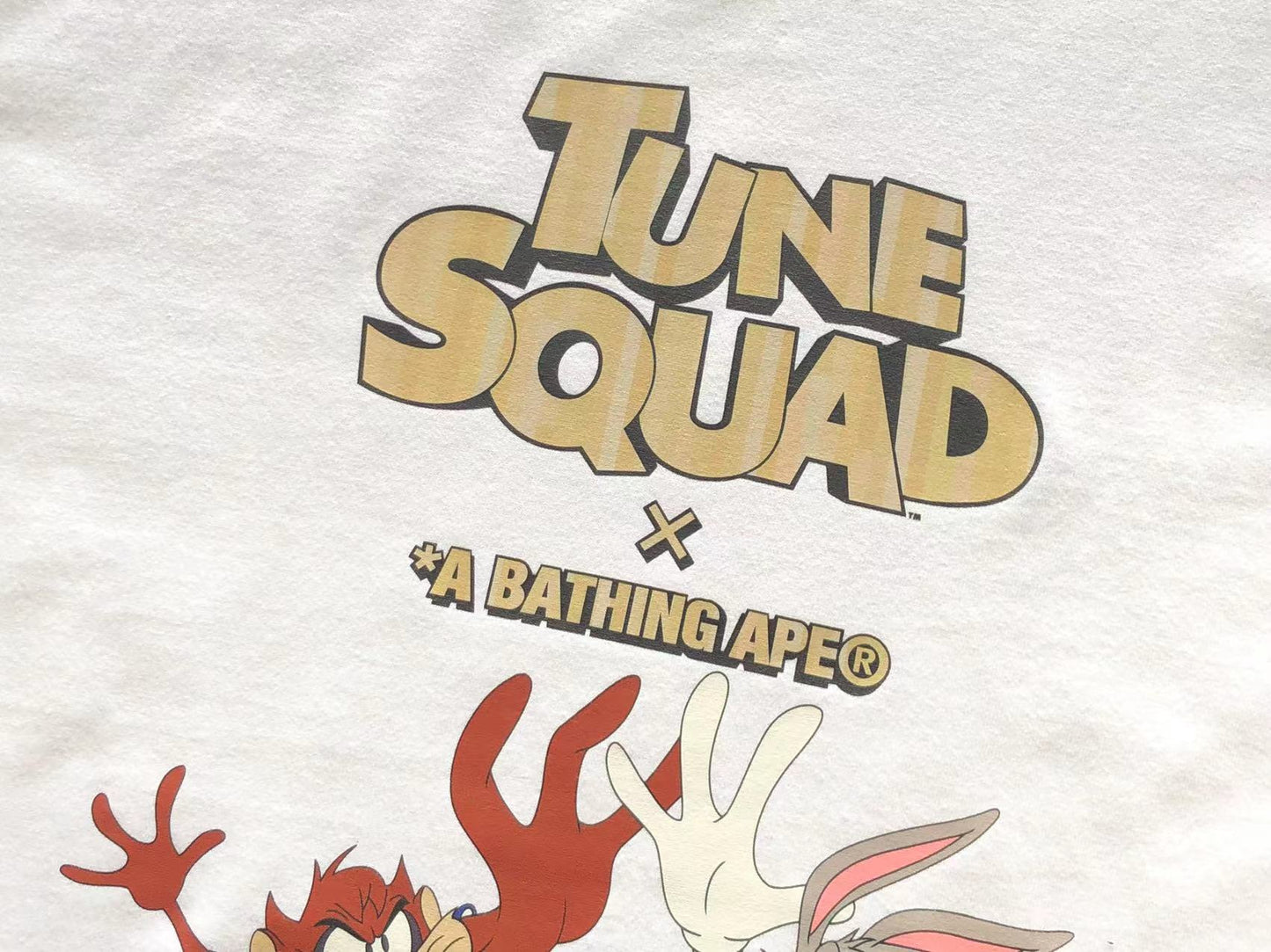 Bathing Ape Bape Tee tune squad 220 Hk472966