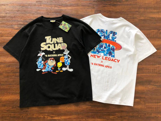 Bathing Ape Bape Tee tune squad 222 Hk472975