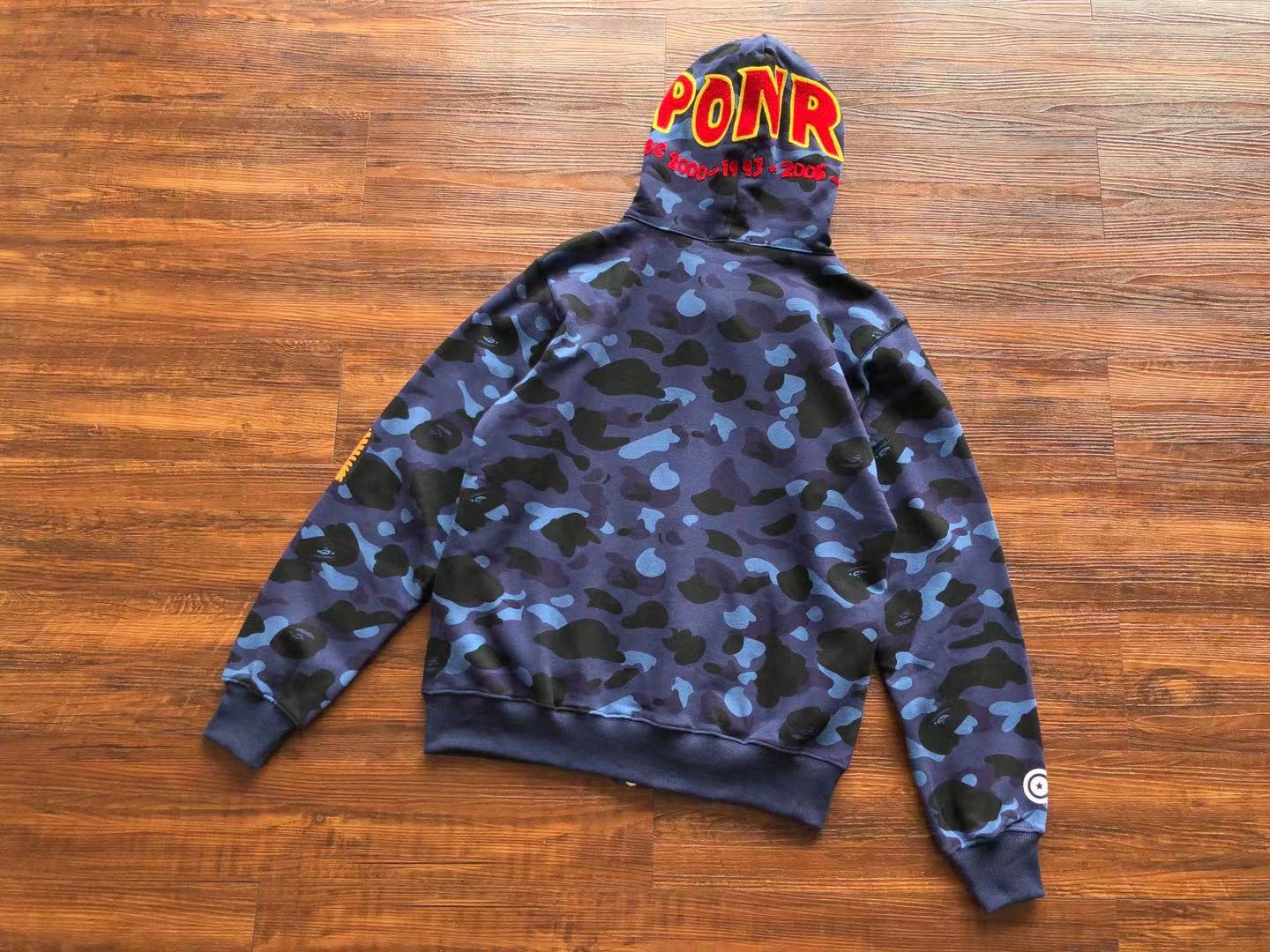 Bape hoodie full zip HY-480431-3