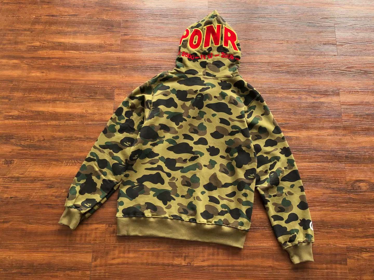 Bape hoodie full zip HY-480431-5