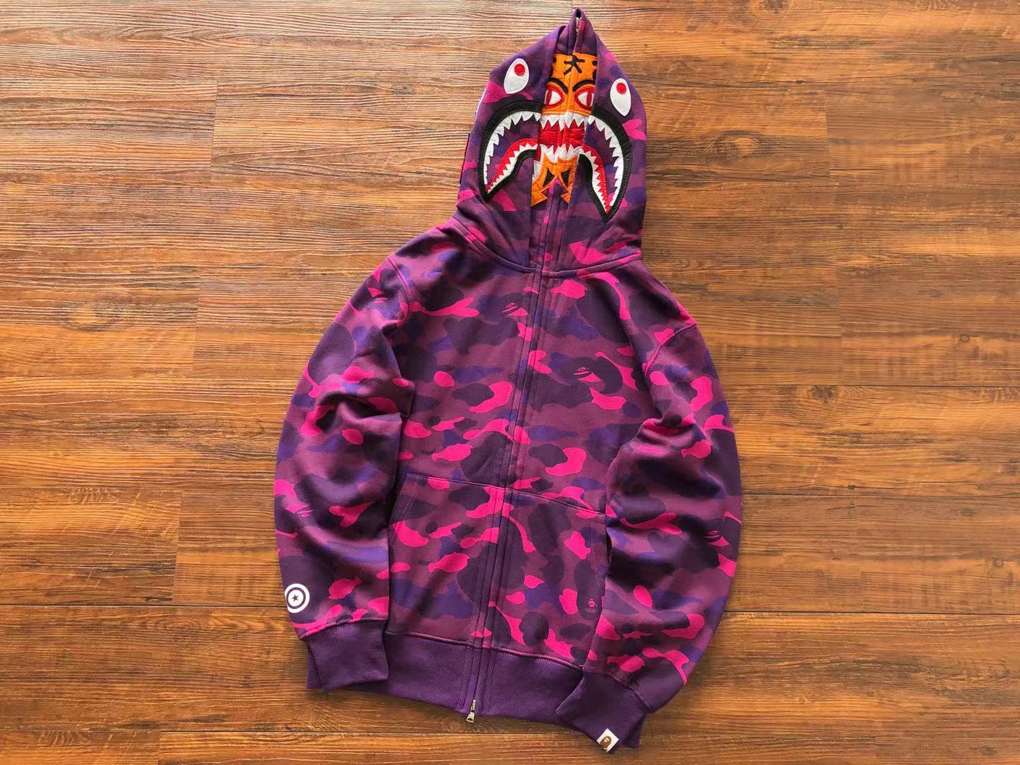 Bape hoodie full zip double hood HY-482603-1