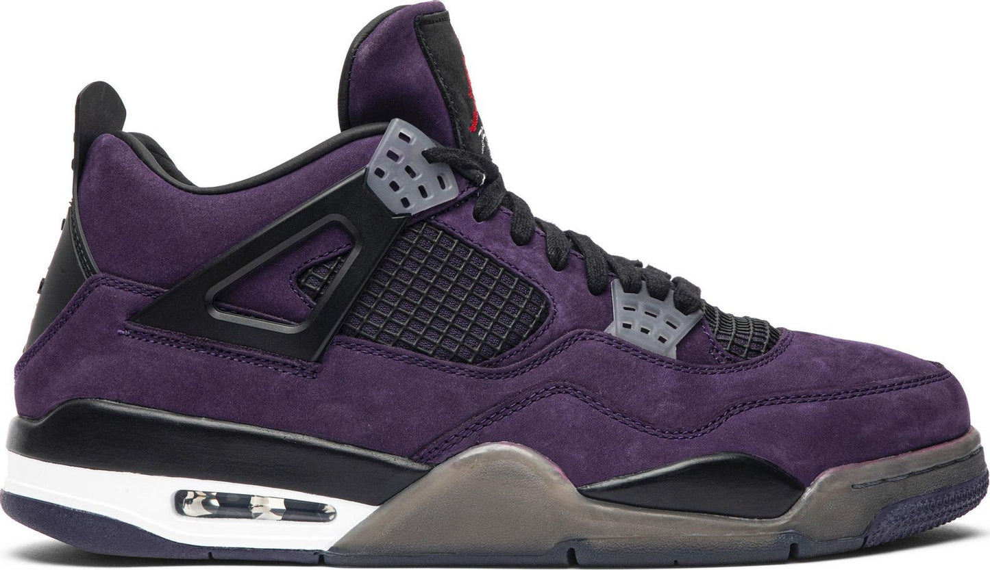 Travis Scott x Air Jordan 4 Retro 'Purple Suede - (Friends and Family) 766296 LN4/766302