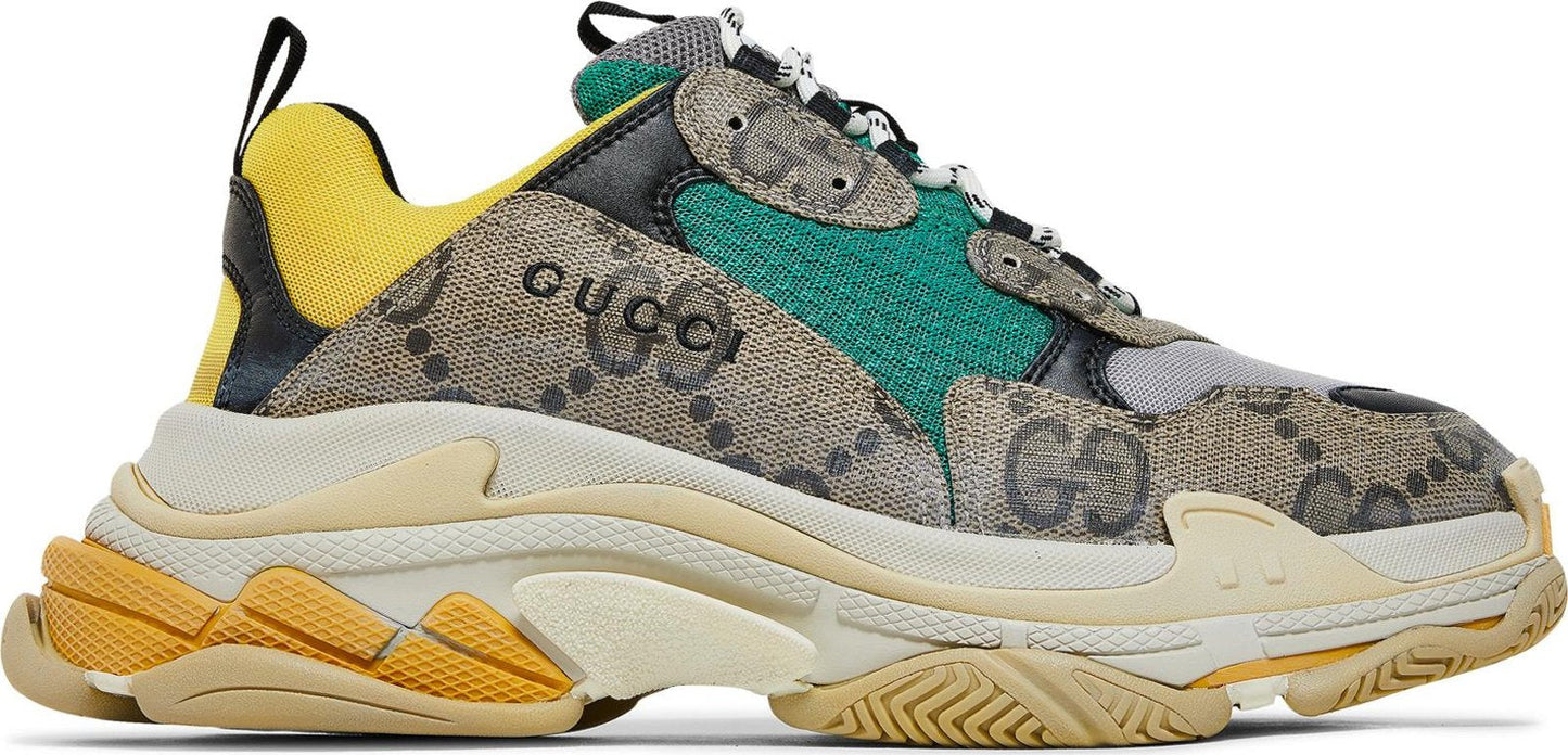 Gucci x Balenciaga Triple S 'The Hacker Project - Beige Yellow' 681067 UMO20 9766