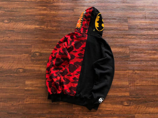 Bape hoodie full zip batman shark HY-480365-1